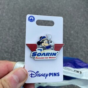Disney Parks 2025 Epcot Soarin Around The World Mickey Mouse OE Pin BNWT